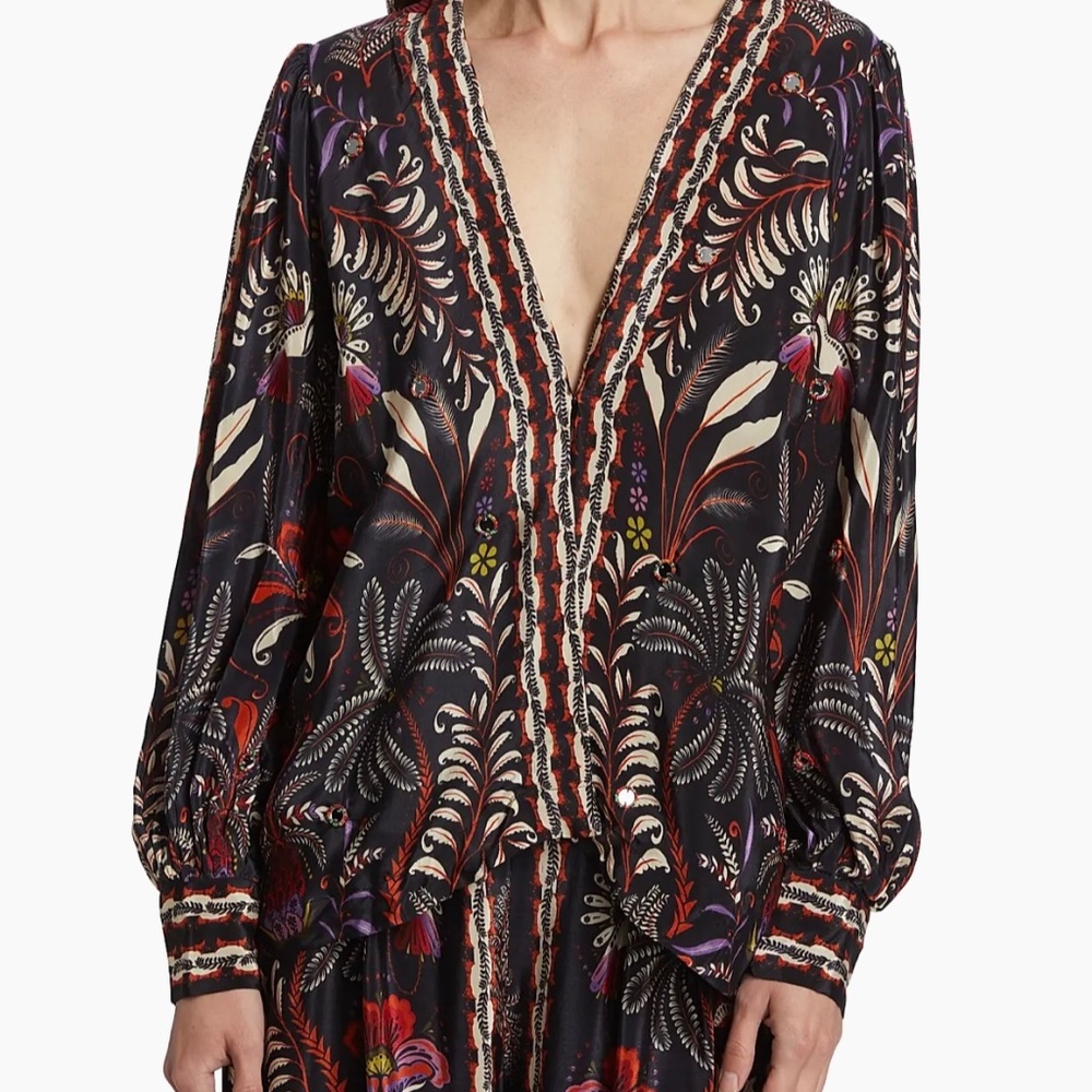 Farm Rio Classic Garden Blouse